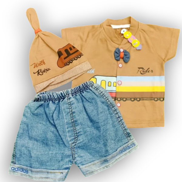 New born train suit