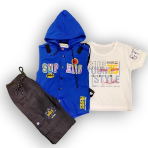 3 peice super suit-blue 1 to 4y
