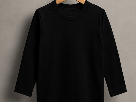 Round Neck Black