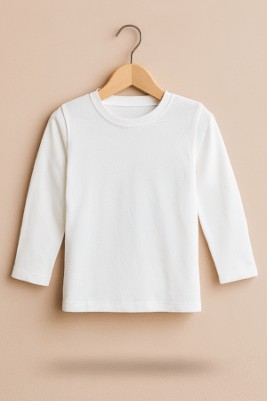 Round Neck Off White