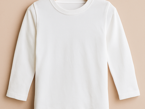 Round Neck Off White