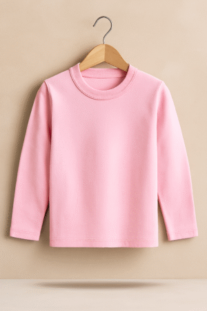 Winter Round Neck Pink Colour in premium quality at best price