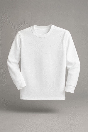Round Neck White