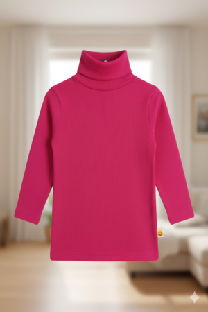 High Neck Shocking Pink Colour