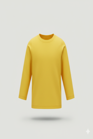 Round Neck Lemon Colour