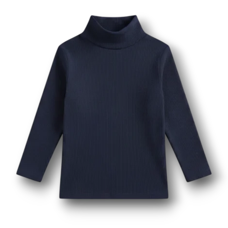 Winter High Neck Navy Blue Colour