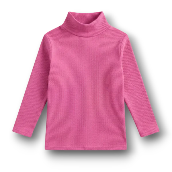 Winter High Neck Shocking Pink Colour