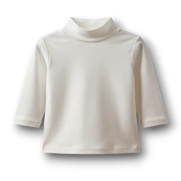 Winter High Neck White Colour