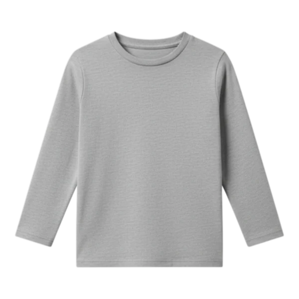 Winter Round Neck Light Grey Colour