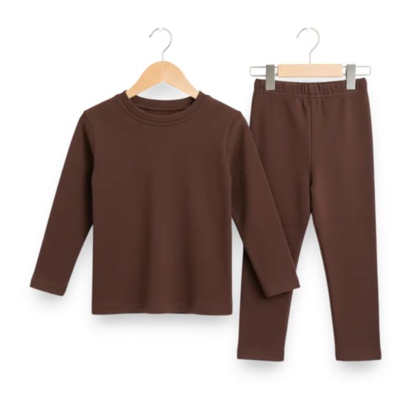 Winter Thermal Suit Brown Colour