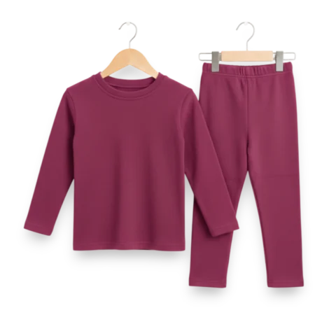 Winter Thermal Suit Magenta Colour