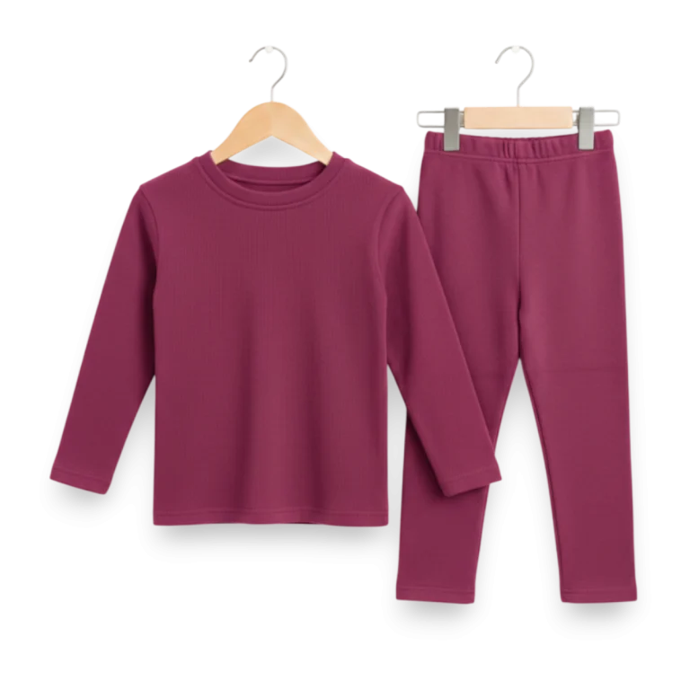 Winter Thermal Suit Magenta Colour