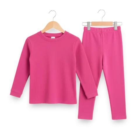 Winter Thermal Suit Shocking Pink Colour