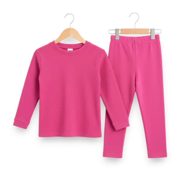 Winter Thermal Suit Shocking Pink Colour