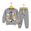 Cute Cats Kids Fleece Tracksuit in Premium Quality for 4 to 13 Years 1 Cute Cats Kids Fleece Tracksuit