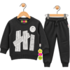 Hi Zeri & Meri Kids’ fleece Tracksuit in Black Colour Premium Quality for 4 to 10 Y 2 Hi Zeri & Meri