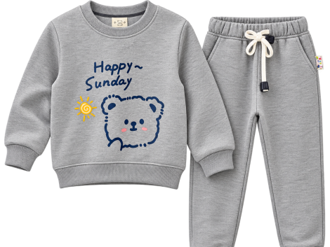 Home 31 Happy Sunday Kids’ Flees Track Suit