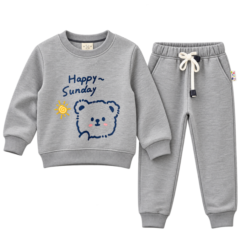 Happy Sunday Kids’ Flees Track Suit